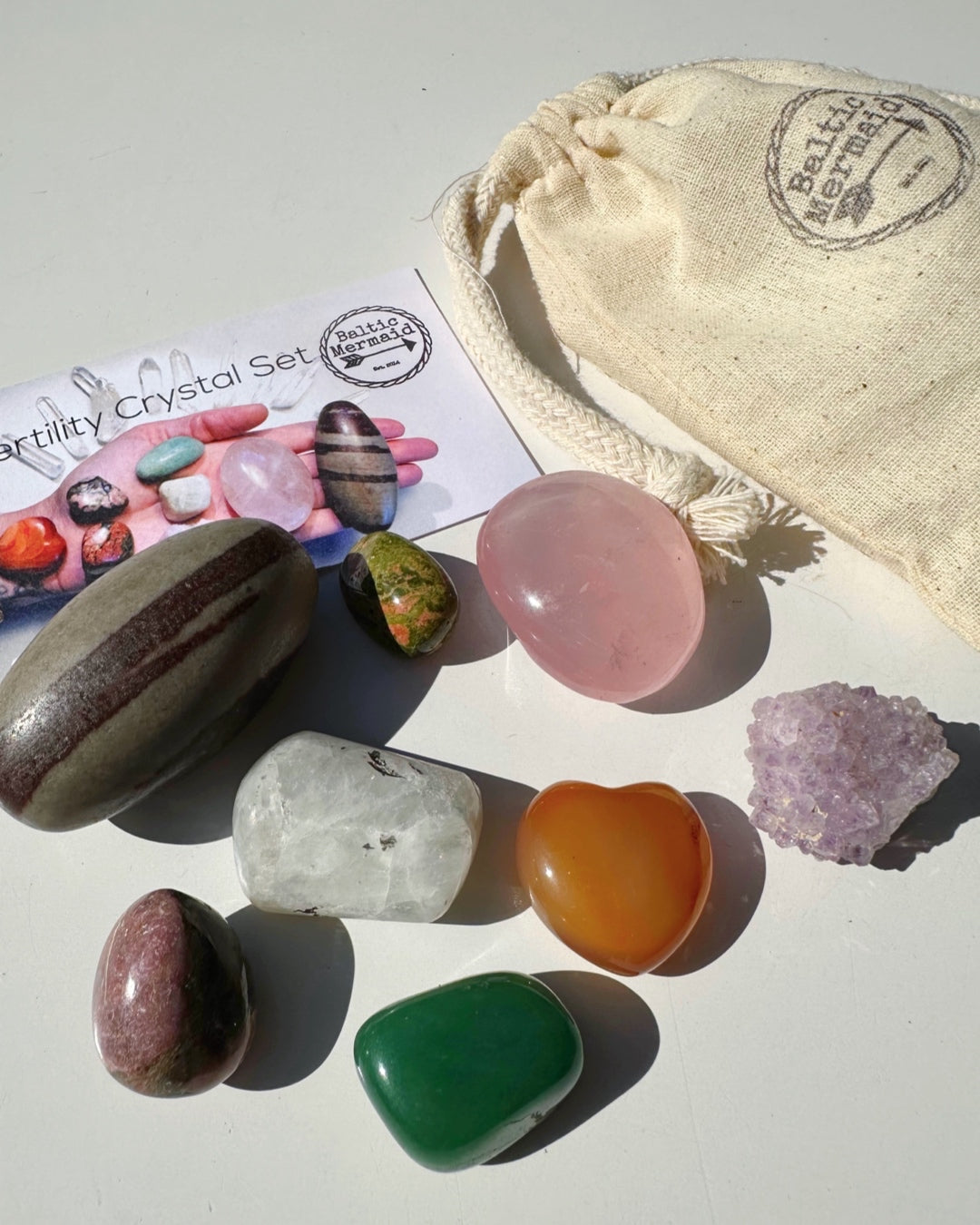 Fertility Crystal Set - Baltic Mermaid