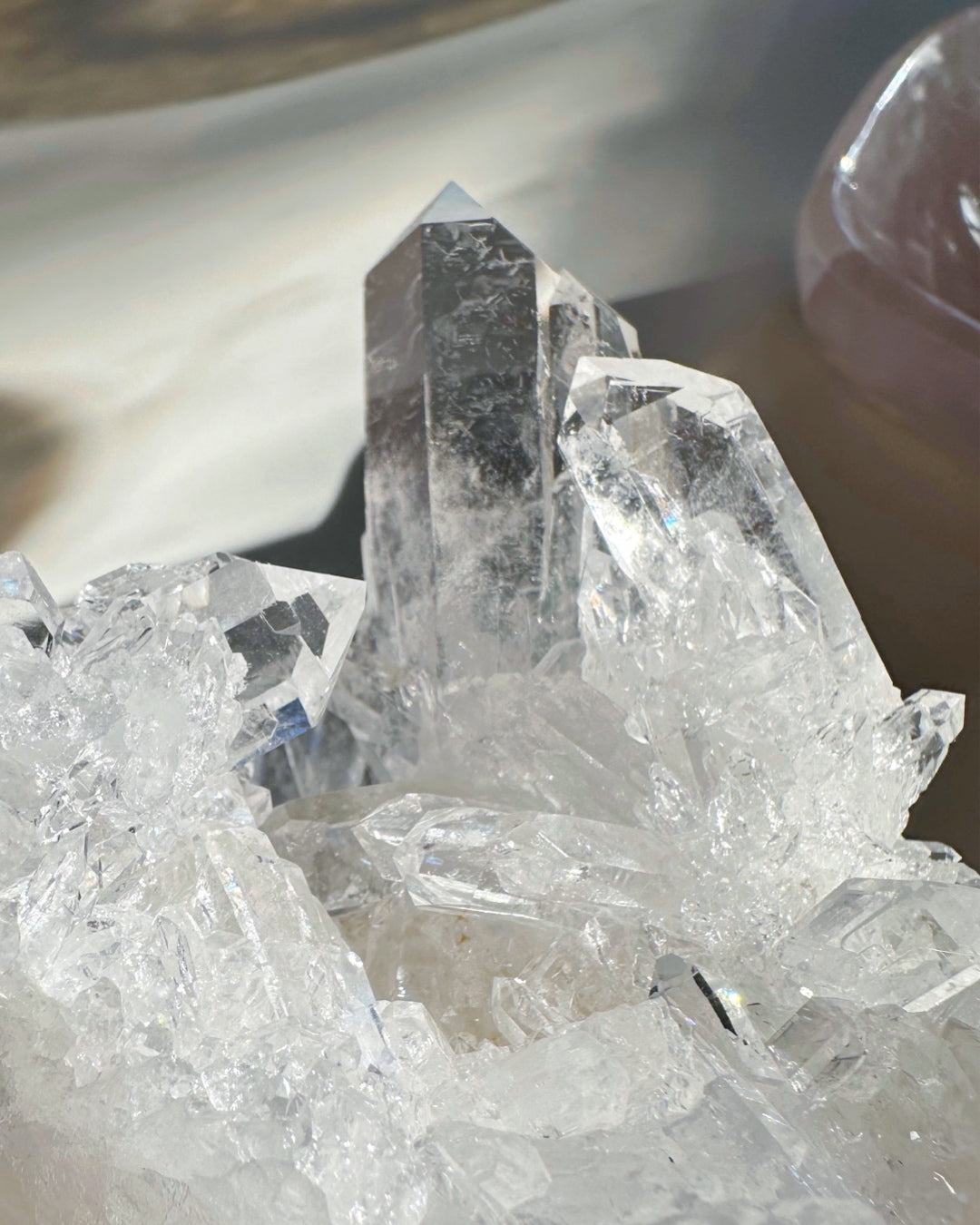 Clear Quartz Cluster - Baltic Mermaid