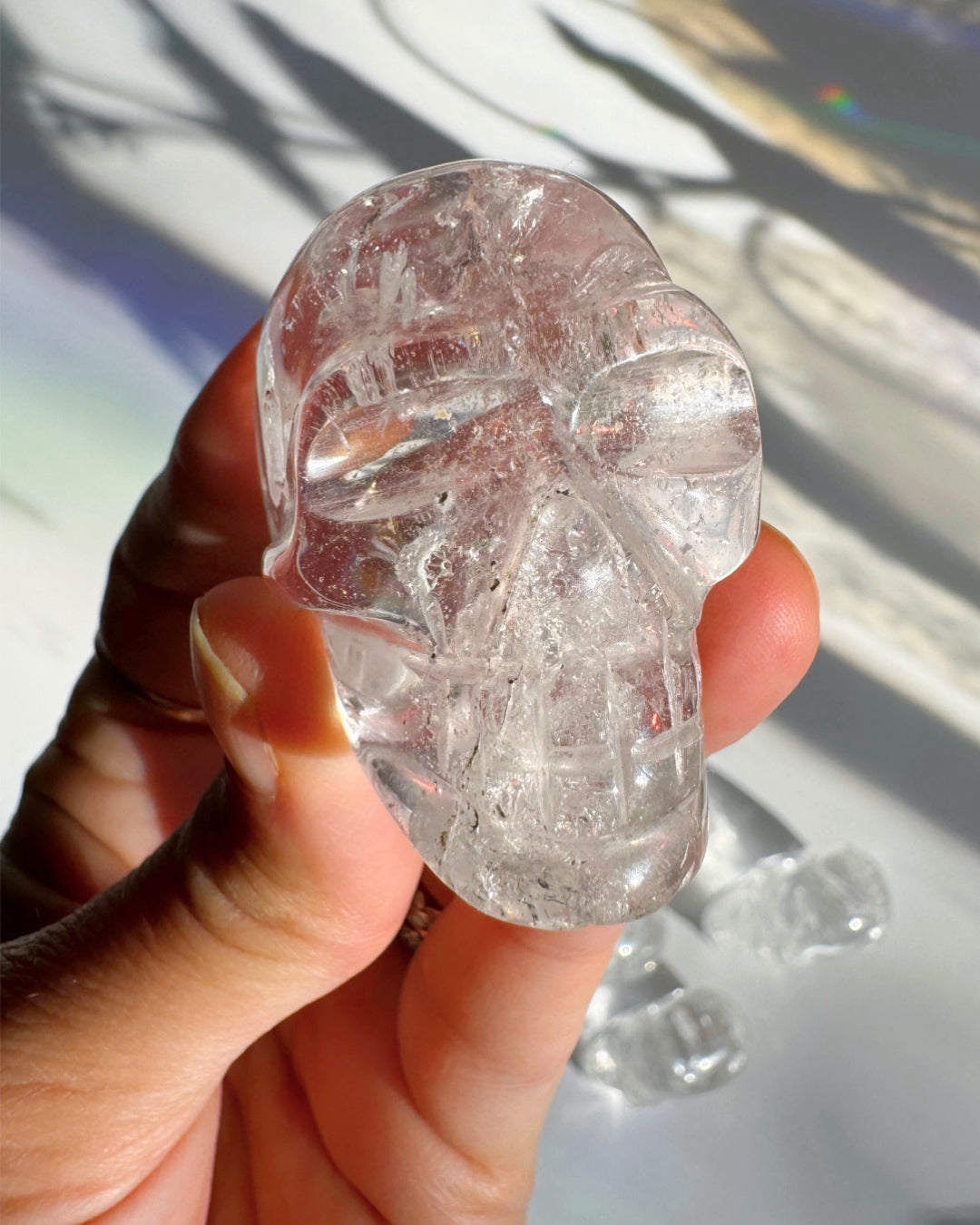 Clear Quartz Skull - Baltic Mermaid