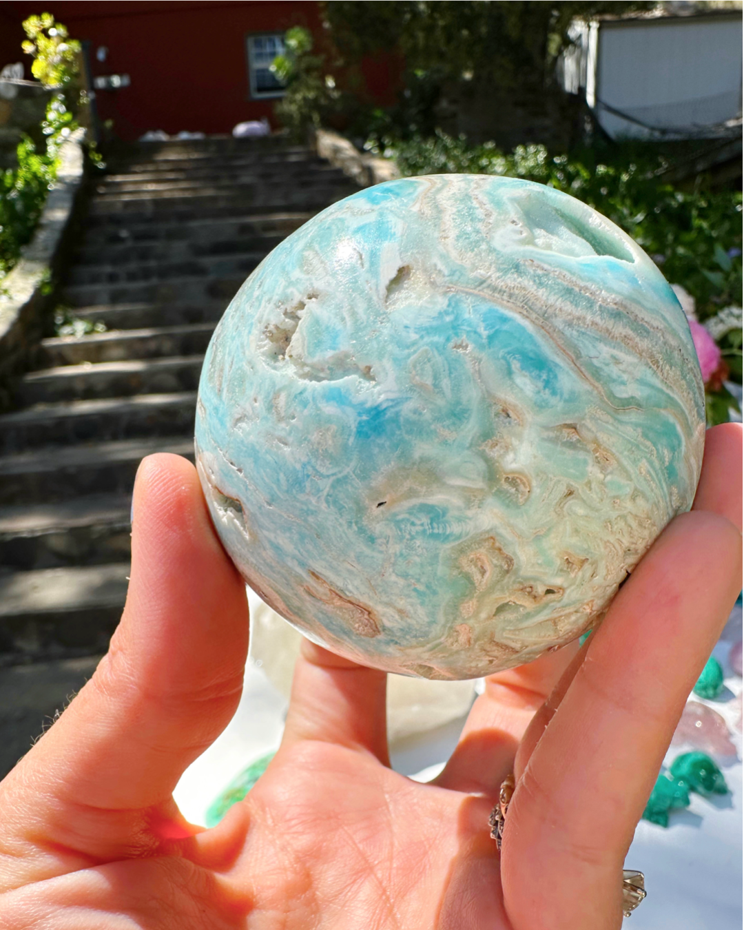 Caribbean Calcite Sphere