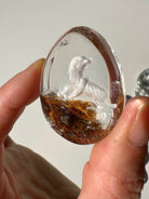 Intaglio Tiger Carved Chlorite Quartz/Garden Quartz  Cabochon Baltic Mermaid