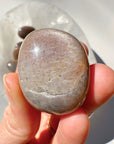 Sunstone & Peach Moonstone Palm Stone - D