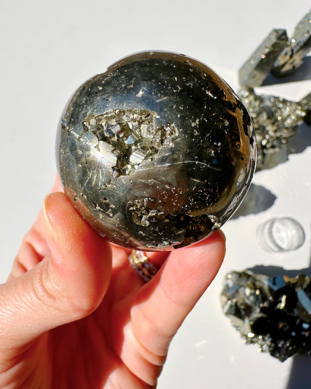 Pyrite Sphere - Baltic Mermaid