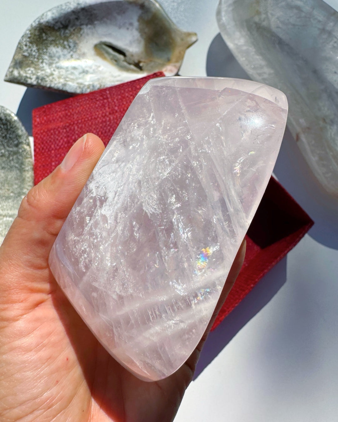 Rose Quartz Dish - Baltic Mermaid