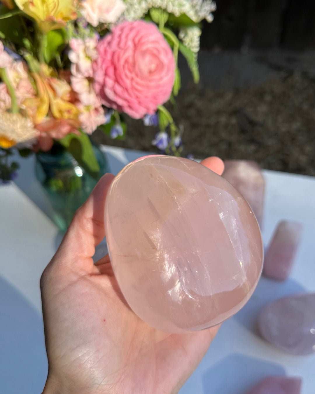 Rose Quartz Freeform - B