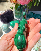 Hand Carved Malachite Elephant - Baltic Mermaid