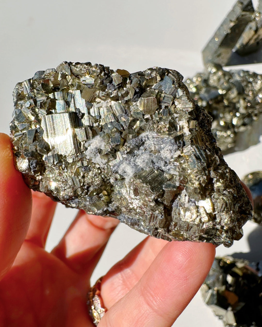 Pyrite Cluster - Baltic Mermaid