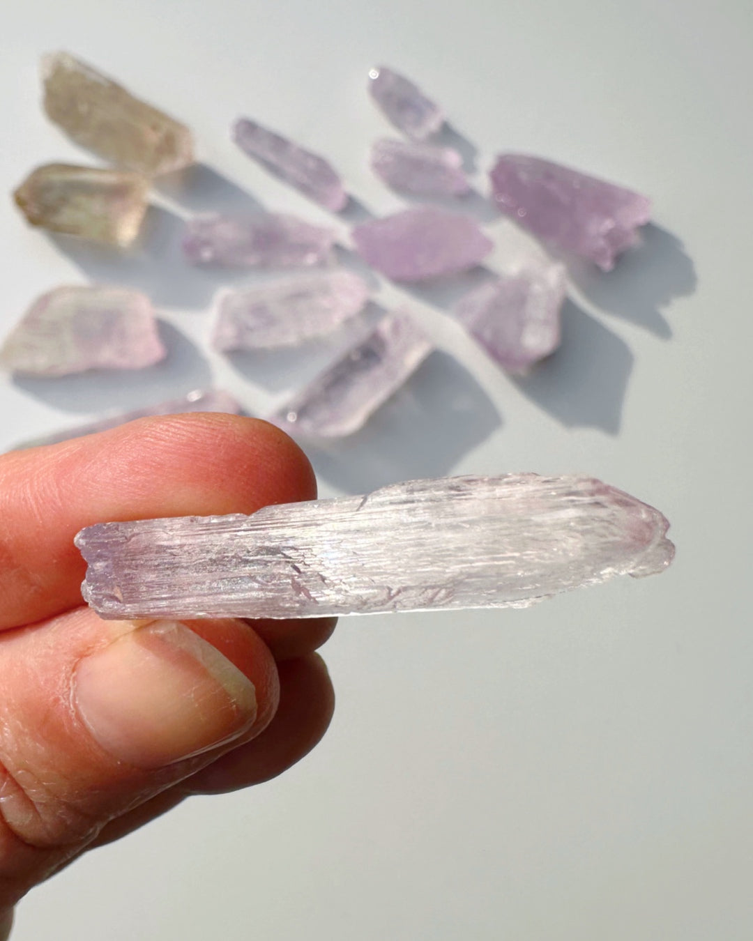 Raw Kunzite