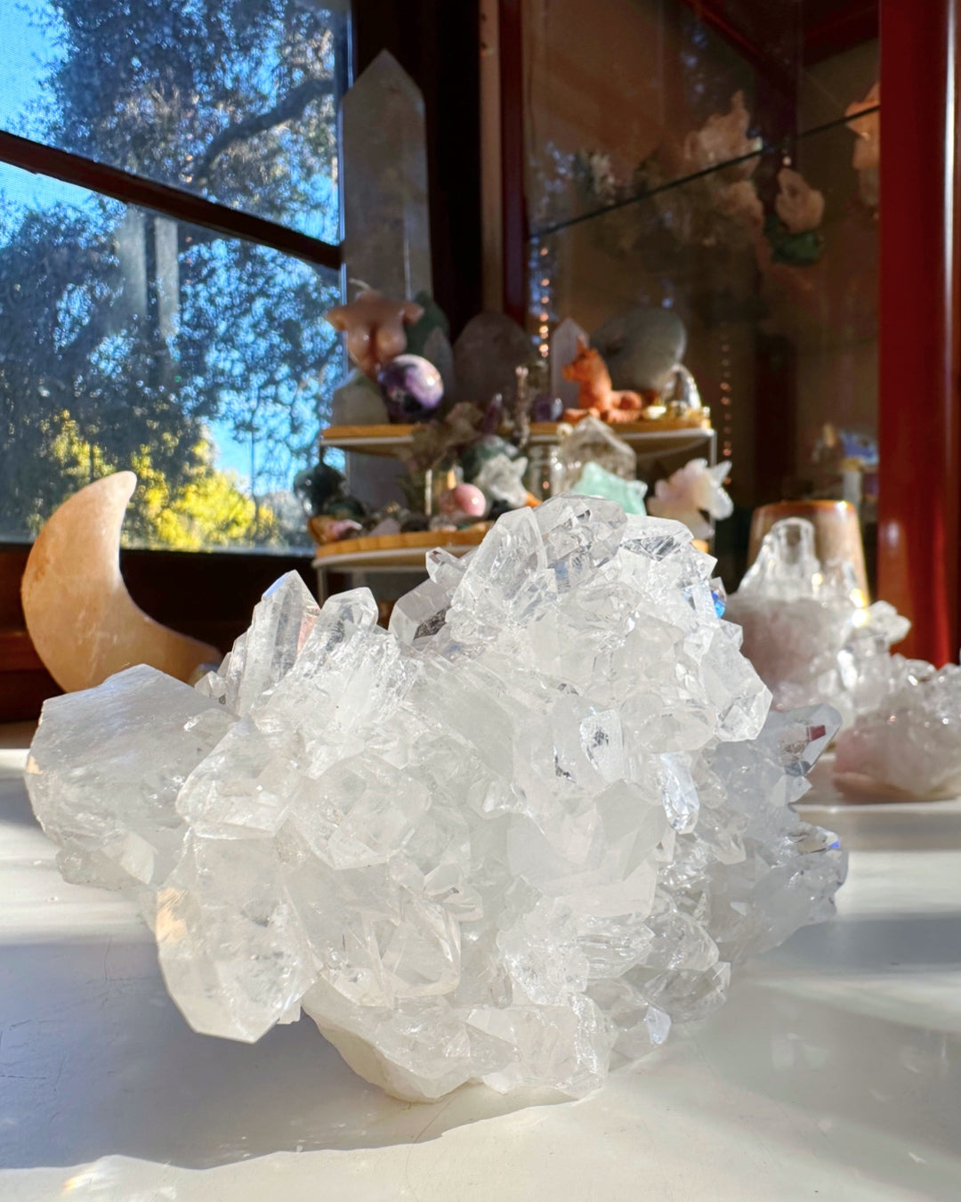 Clear Quartz Cluster - Baltic Mermaid