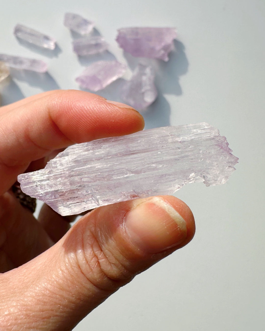 Raw Kunzite