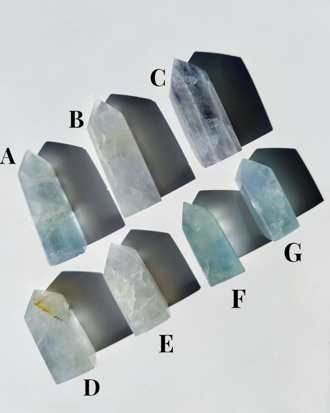 Fluorite Obelisks - Small - Baltic Mermaid