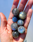 Labradorite Mini Spheres AAA