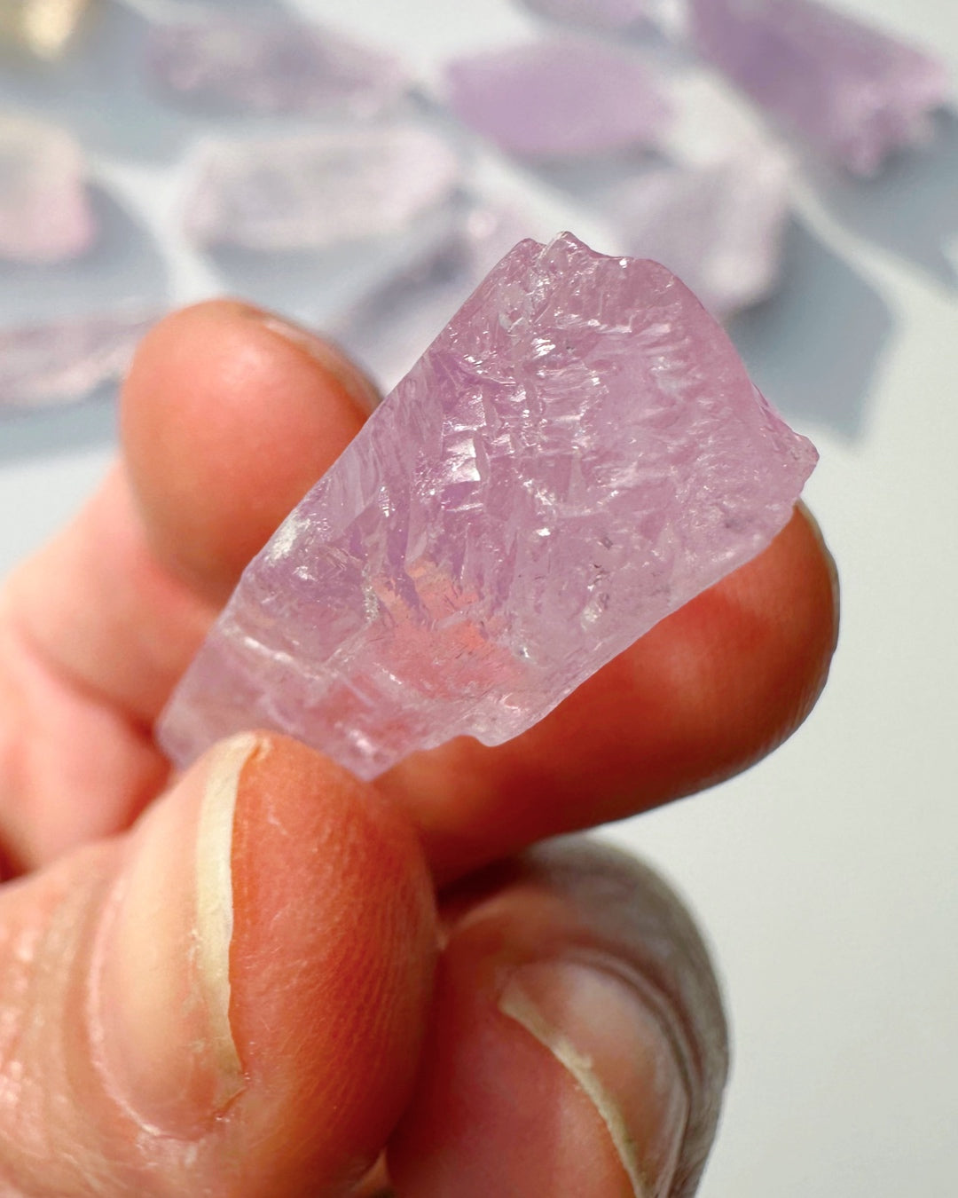 Raw Kunzite