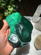Large Polished Malachite Baltic Mermaid
