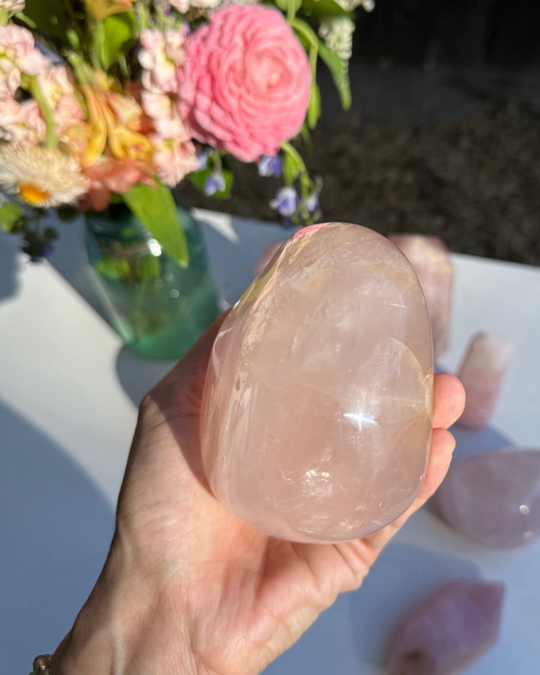 Rose Quartz Freeform - B