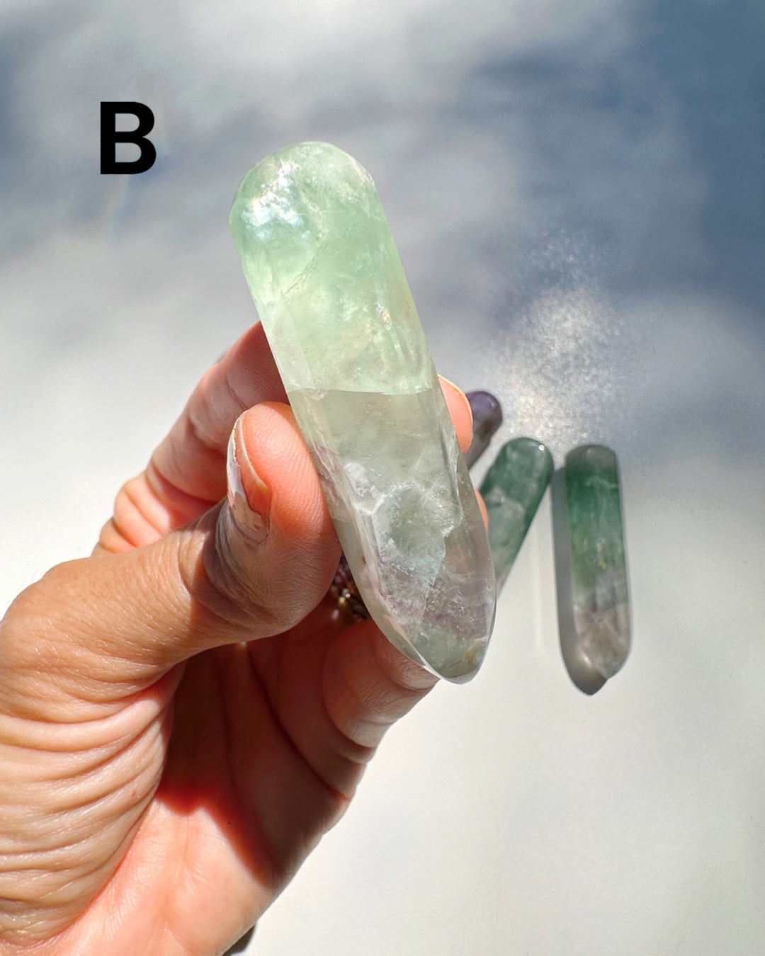 Fluorite Massage Wands - Baltic Mermaid