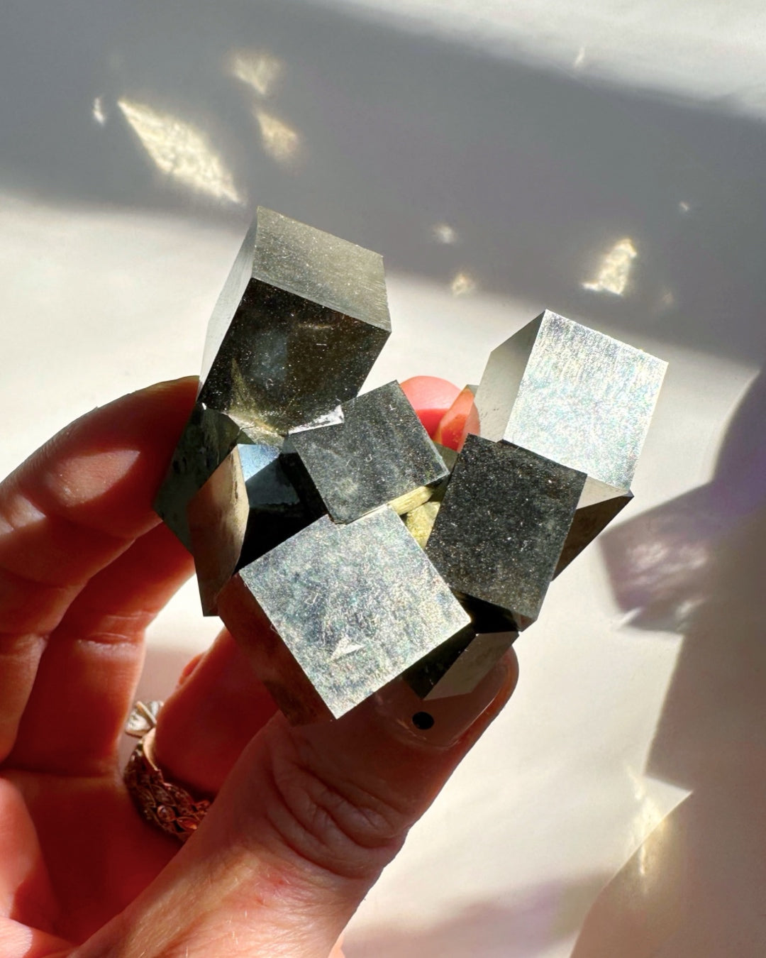 Pyrite Cube Cluster - AAA - Baltic Mermaid