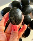 Black Obsidian Flat Palm Stones