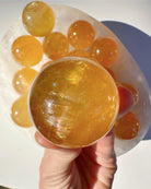 Honey Optic Calcite Spheres - AAA - Baltic Mermaid