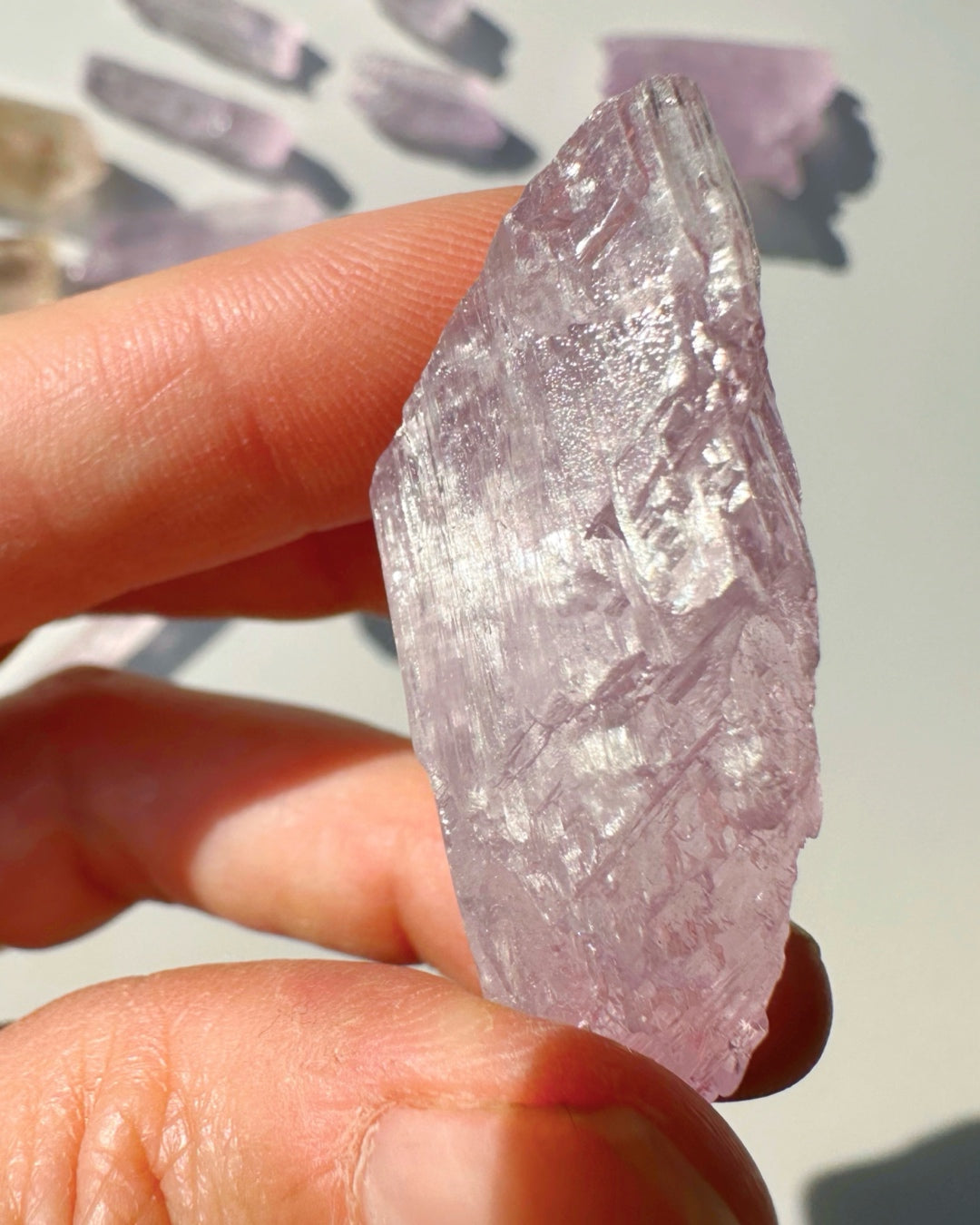 Raw Kunzite