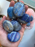 Lapis Lazuli Palm Stones Baltic Mermaid
