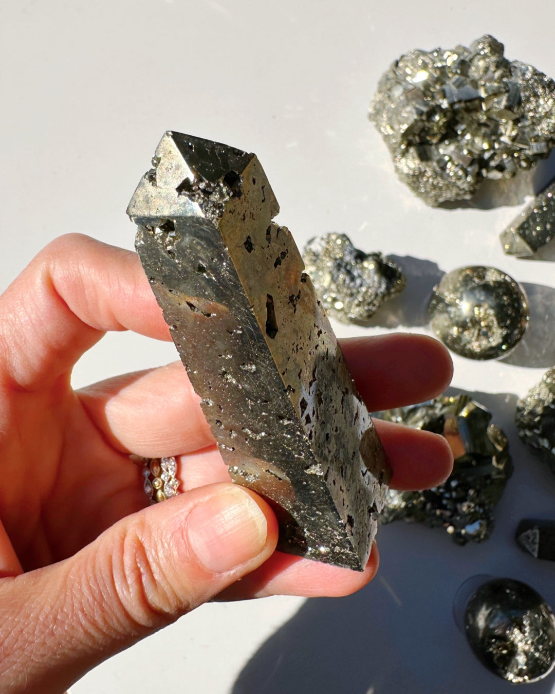 Pyrite Obelisk - Baltic Mermaid