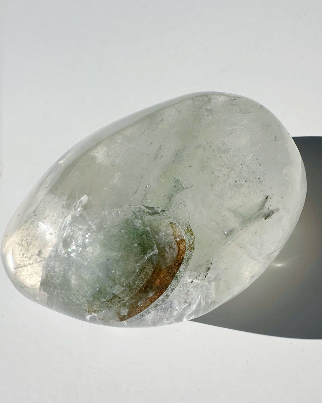 Clear Quartz Freeform w/ Chlorite Phantoms