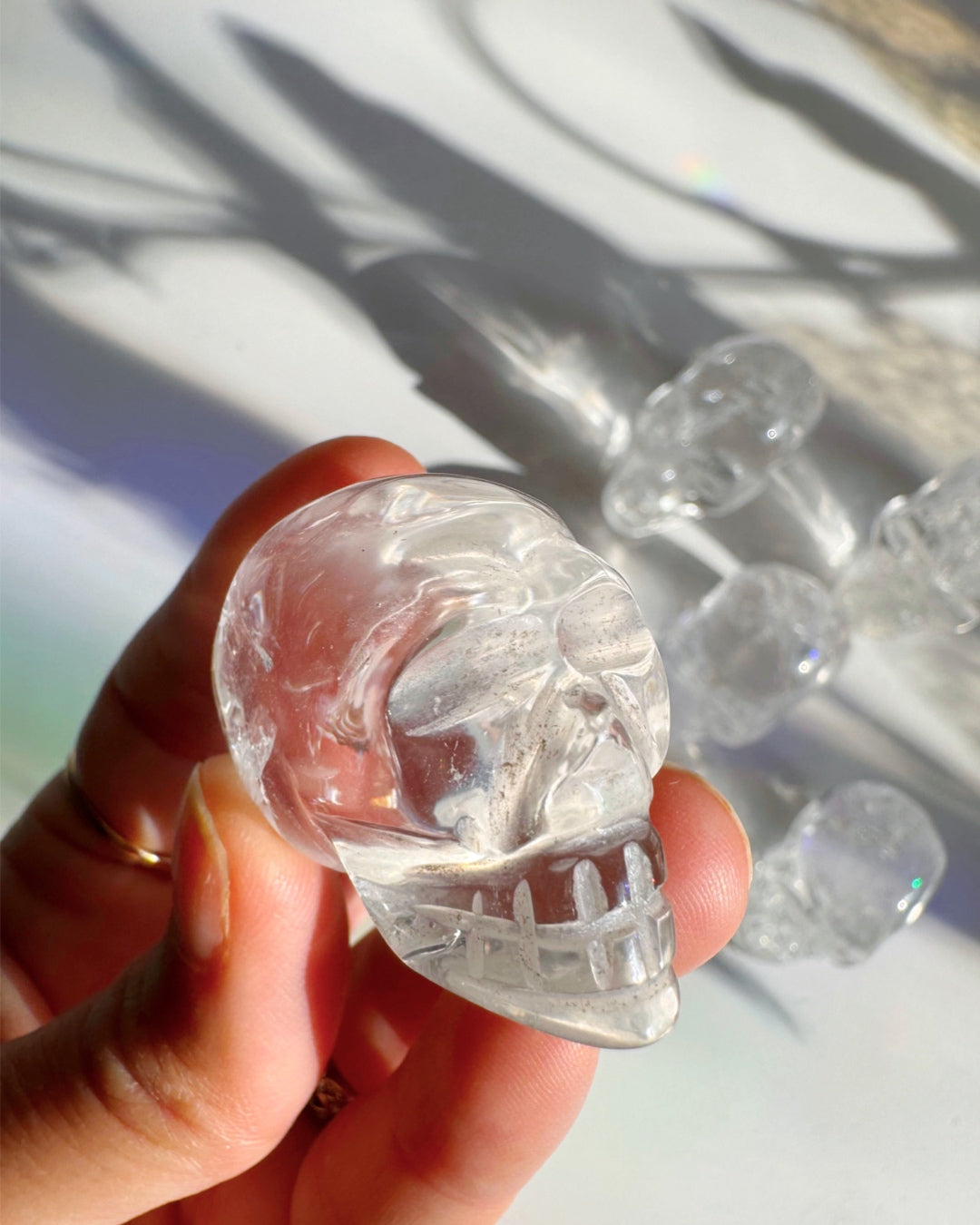 Clear Quartz Skull - Baltic Mermaid