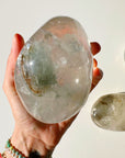 Clear Quartz Freeform w/ Chlorite Phantoms