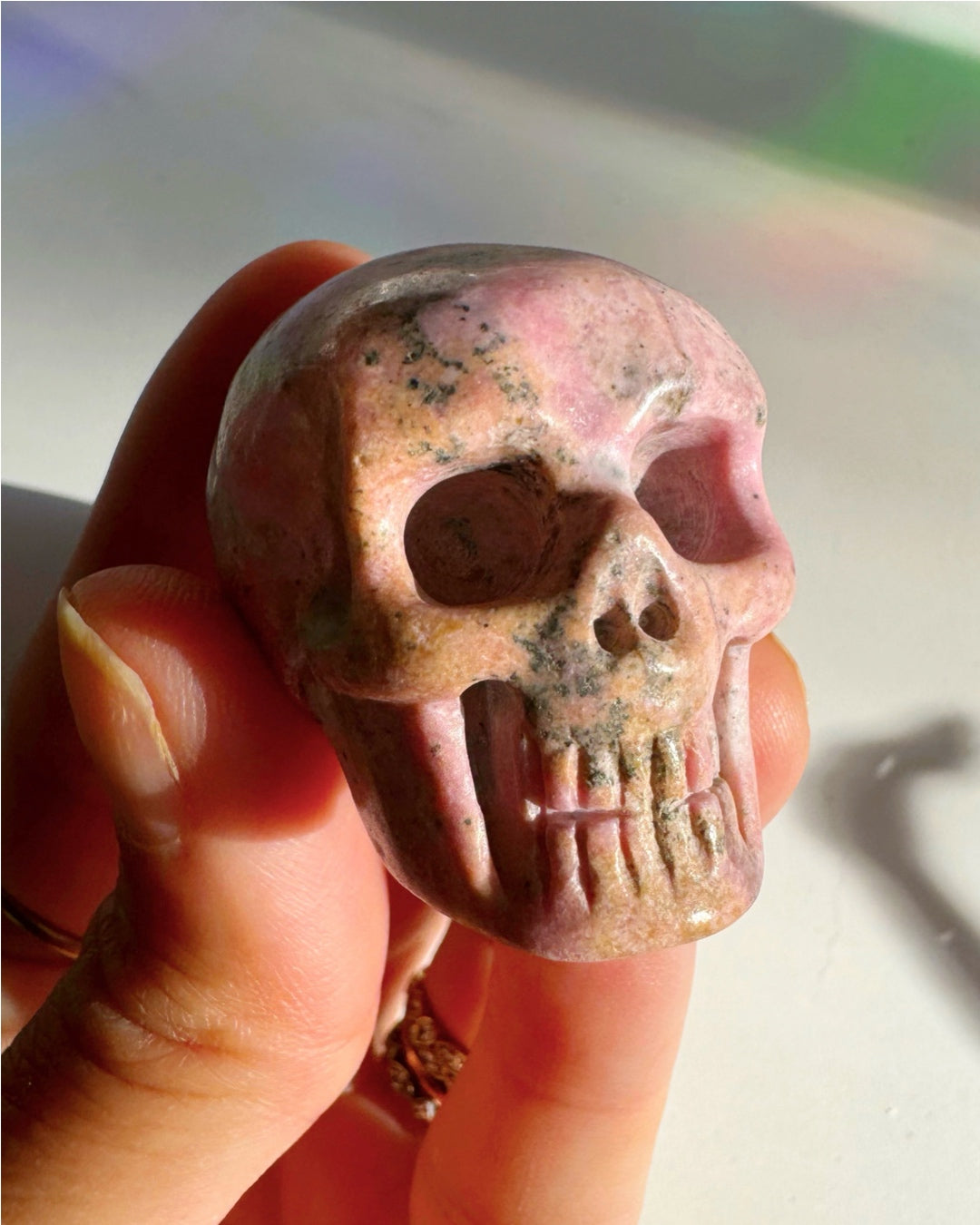 Rhodonite Skull - Baltic Mermaid