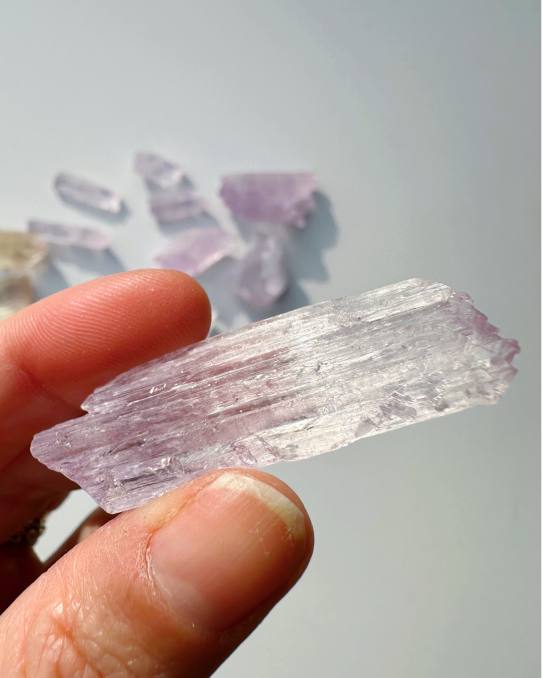 Raw Kunzite