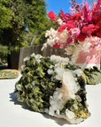 Epidote Quartz Cluster