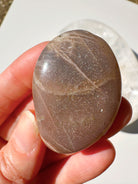 Sunstone & Peach Moonstone Palm Stone - O - Baltic Mermaid