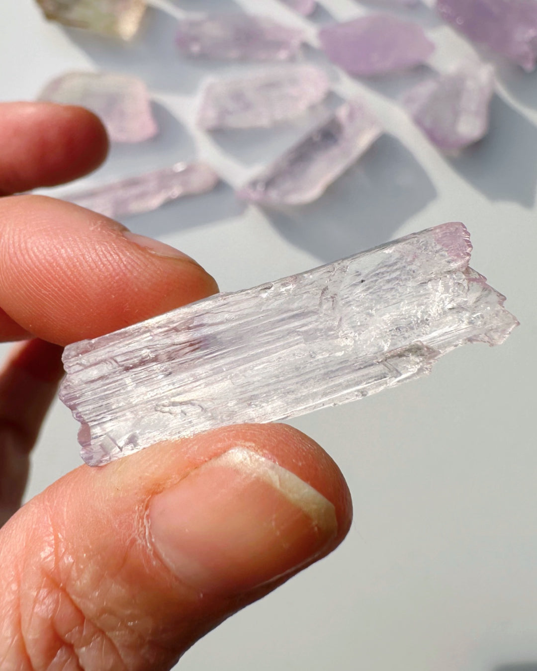 Raw Kunzite