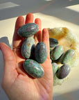 Ruby in Fuchsite Lingams