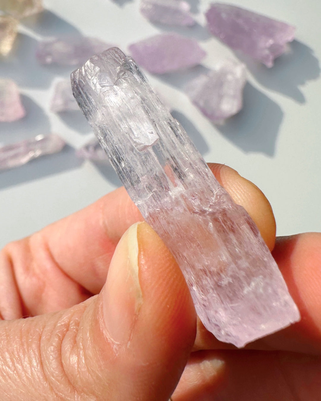 Raw Kunzite