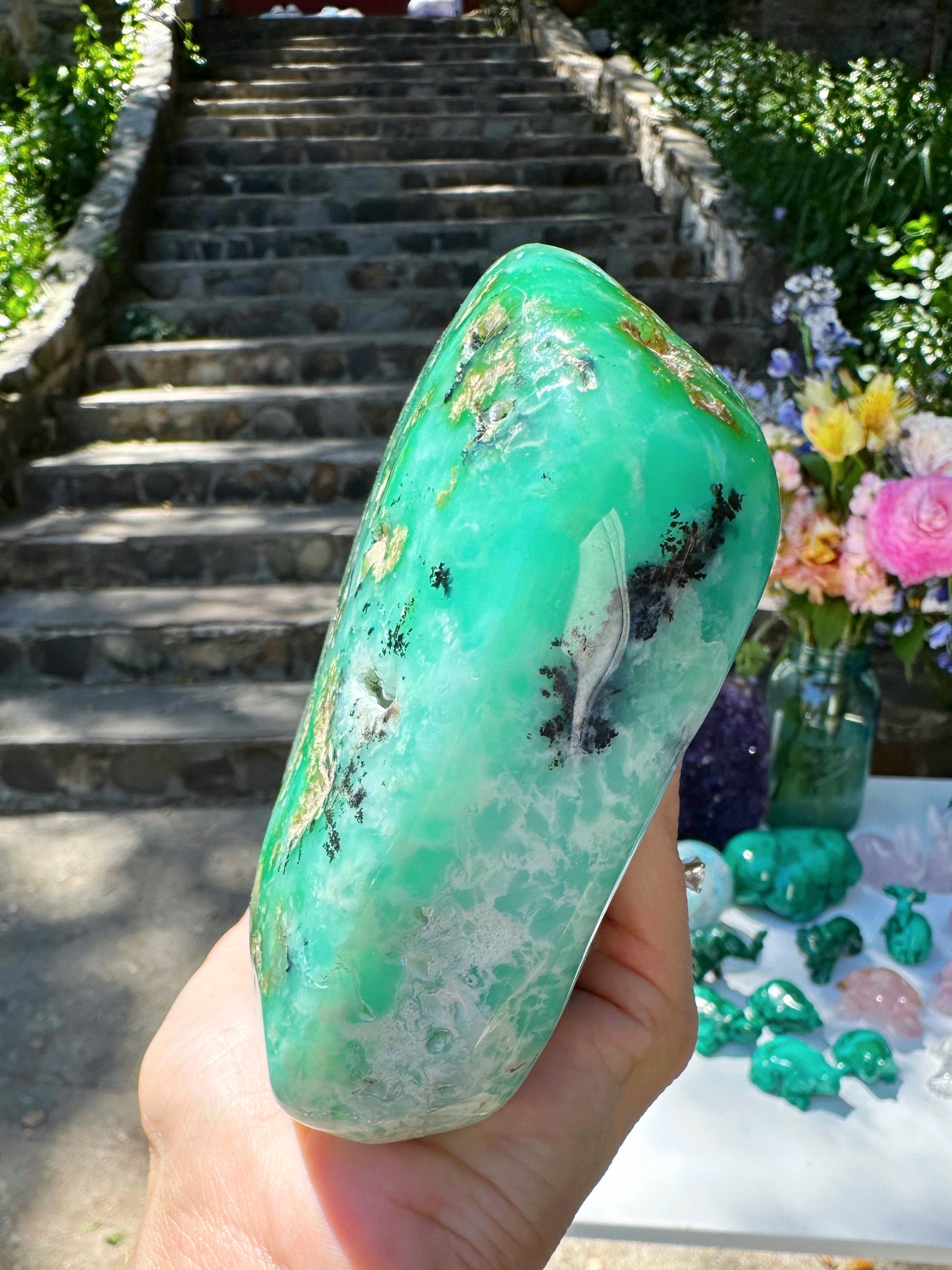 Chrysoprase Freeform - from Australian