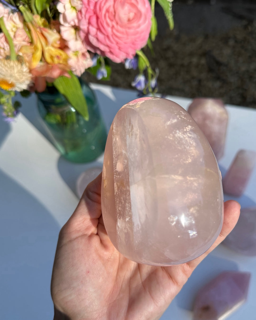 Rose Quartz Freeform - B