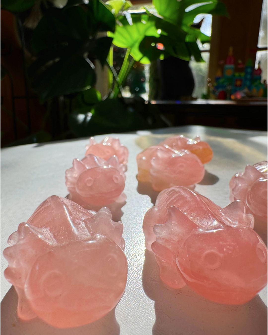 Rose Quartz Axolotl’s - Baltic Mermaid