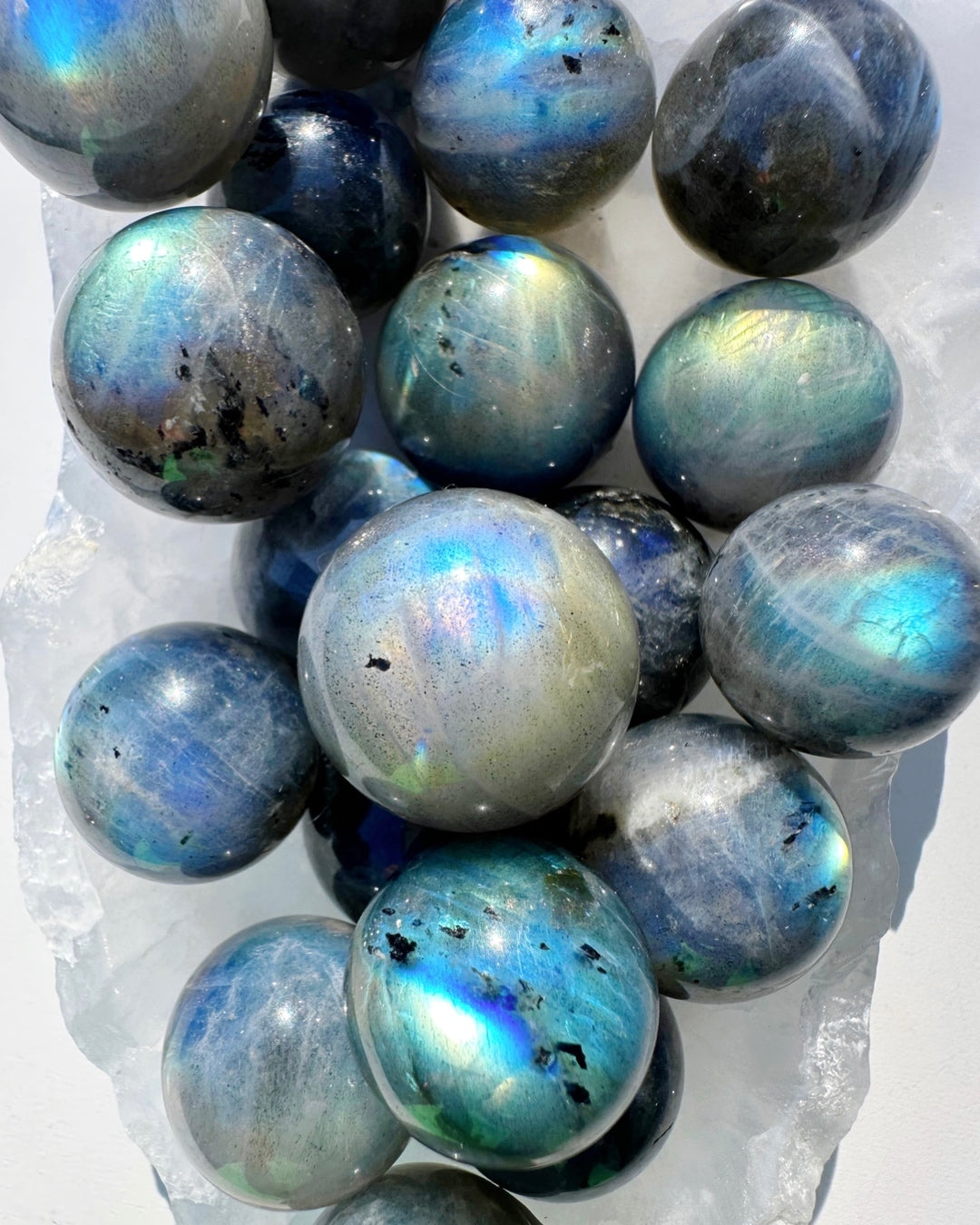Labradorite Mini Spheres AAA - Baltic Mermaid