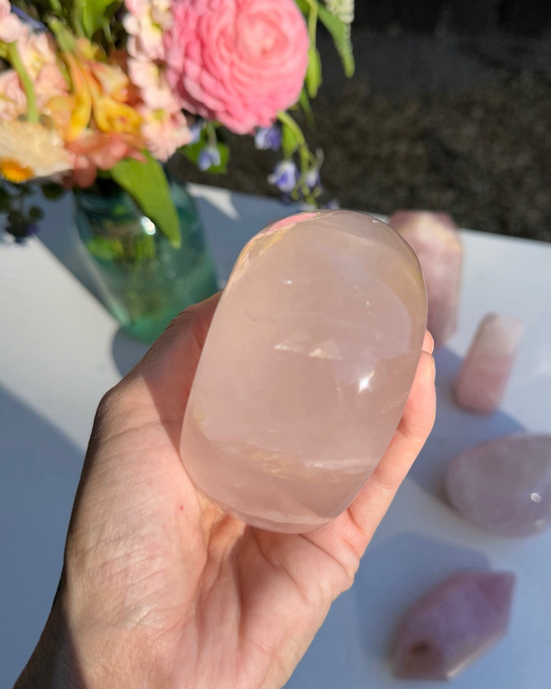 Rose Quartz Freeform - B