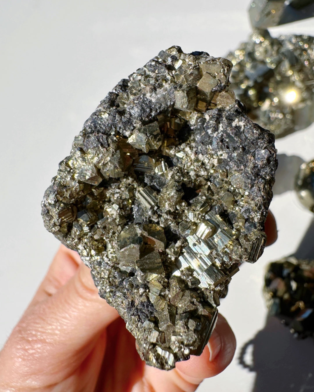 Pyrite Cluster - Baltic Mermaid
