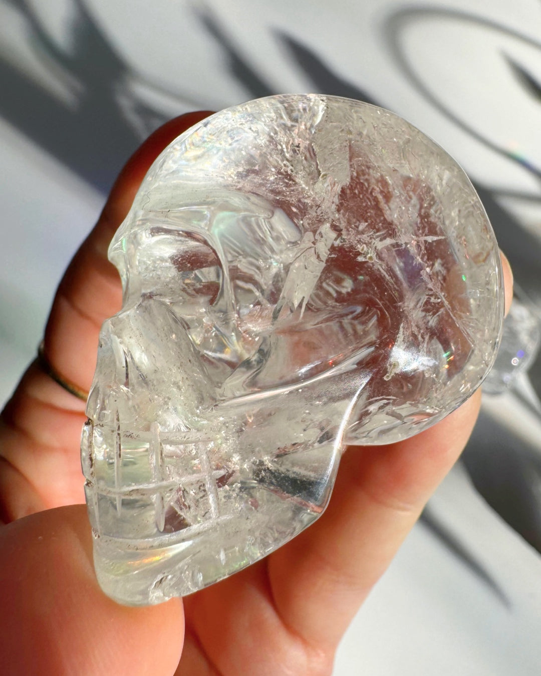 Clear Quartz Skull - Baltic Mermaid
