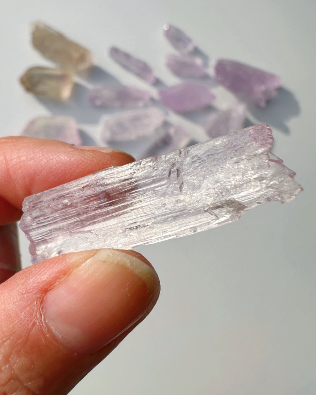 Raw Kunzite