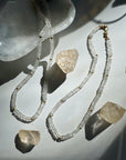 “Rihanna” - White Topaz Gemstone Candy Necklace