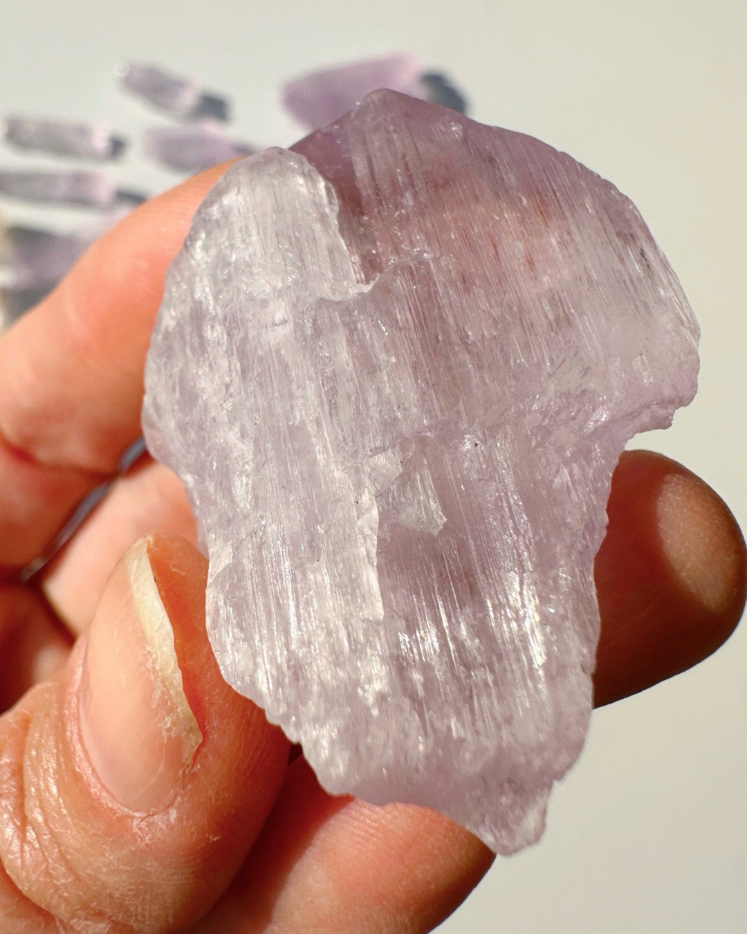 Raw Kunzite