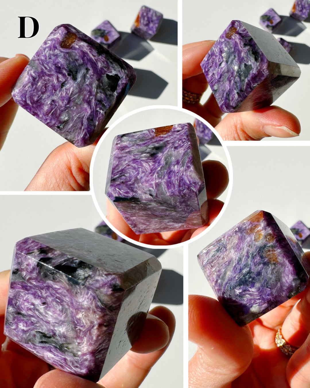 Charoite Cubes