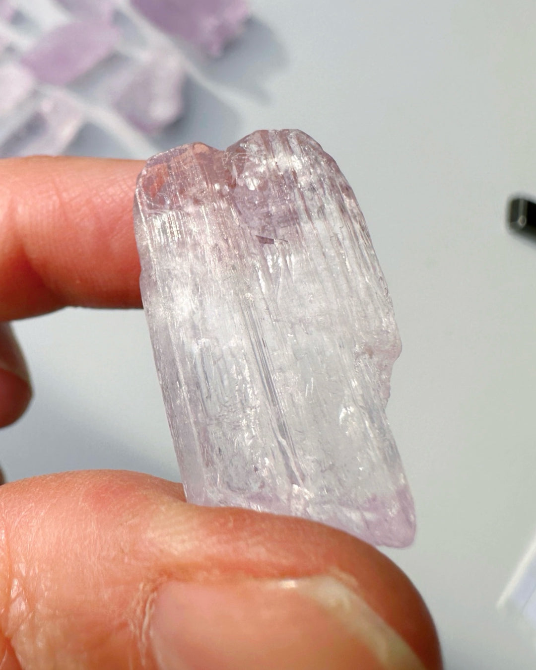 Raw Kunzite