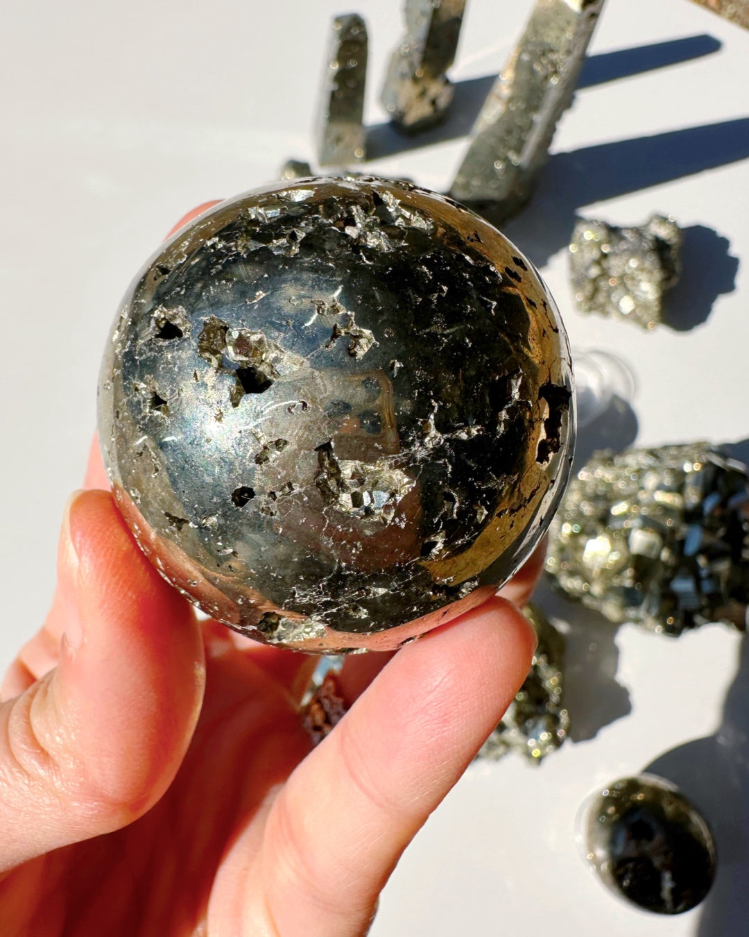 Pyrite Sphere - Baltic Mermaid