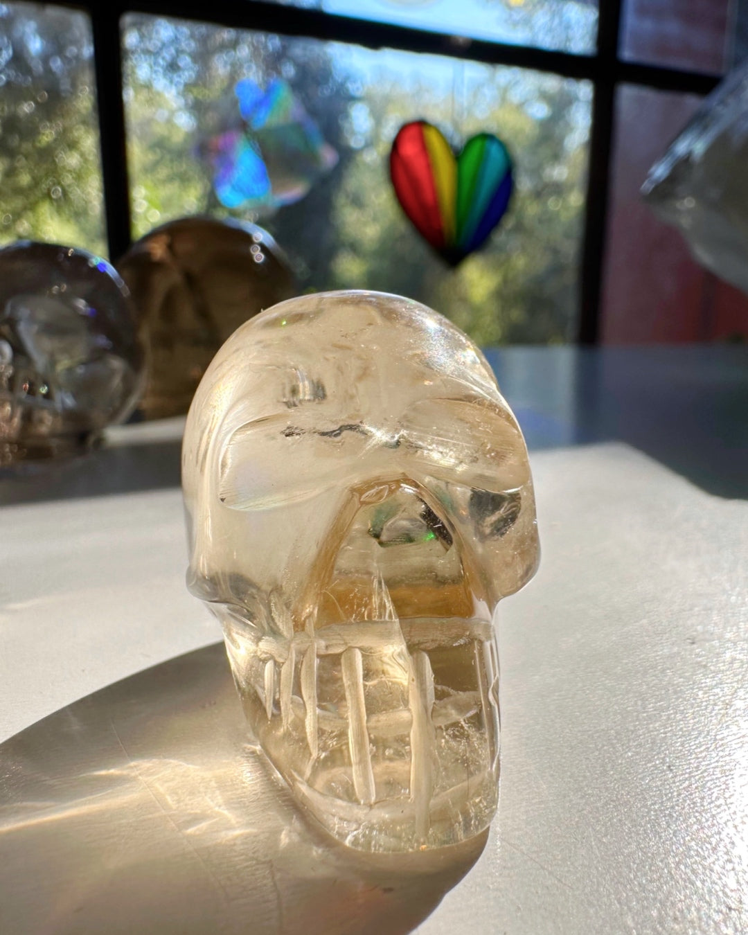 4” Brazilian shops Citrine Skull